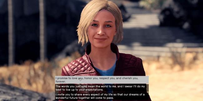 Starfield Sarah Marraige Dialogues