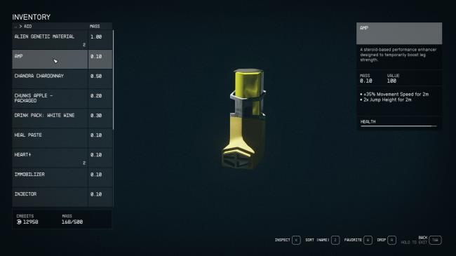 Starfield - Example of a Chem